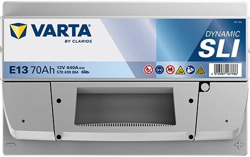 Varta Black Dynamic E13 Batterie Voitures, 12 V 70Ah 640 Amps (En)