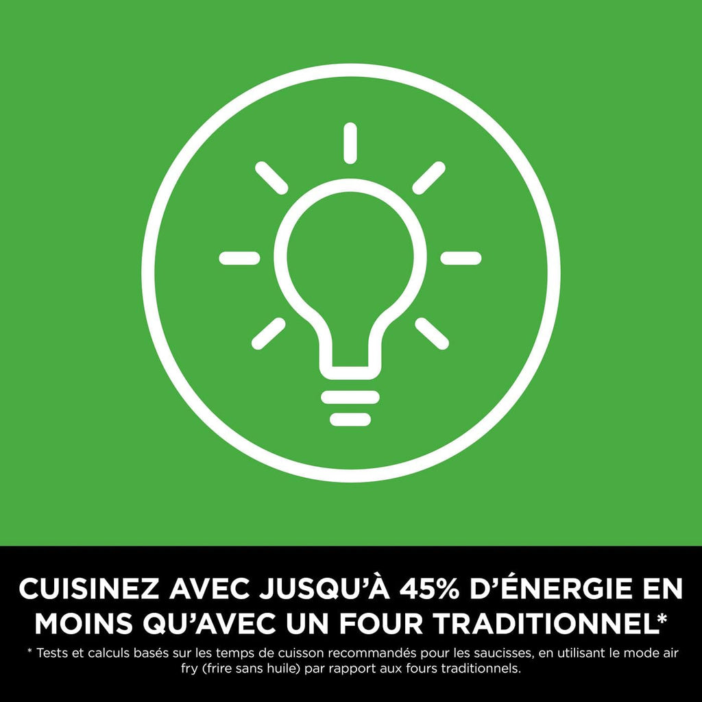 NINJA Foodi FlexDrawer Air Fryer 2 Compartiments Avec Séparateur Amovible, Grande Capacité 10.4L, Air Fryer 7-en-1, Max 240°C, Pièces Antiadhésives Amovibles Lavables Au Lave-Vaisselle, Noir