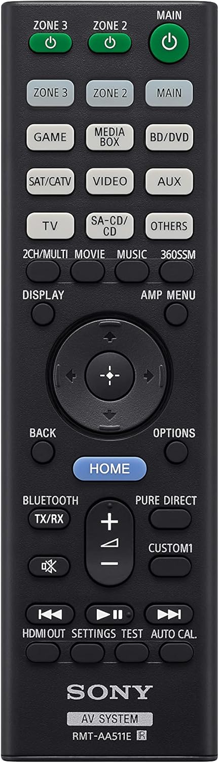 Sony TA-AN1000 | Amplificateur AV 8K - 7.2 canaux avec 360 Spatial Sound Mapping