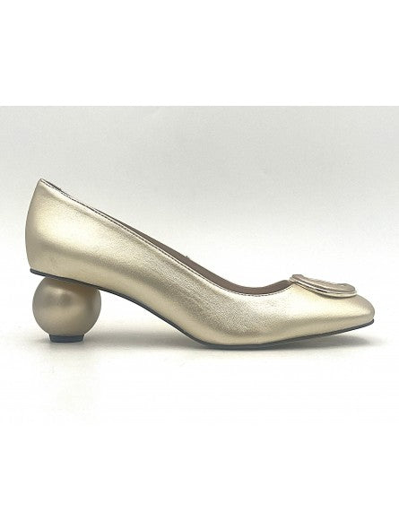 Escarpin Stocks Permanents Vania / Or
