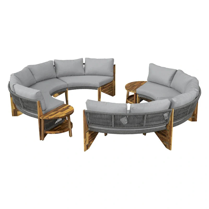 6-Person Outdoor Seating Group with Cushions & 1Coffee Table