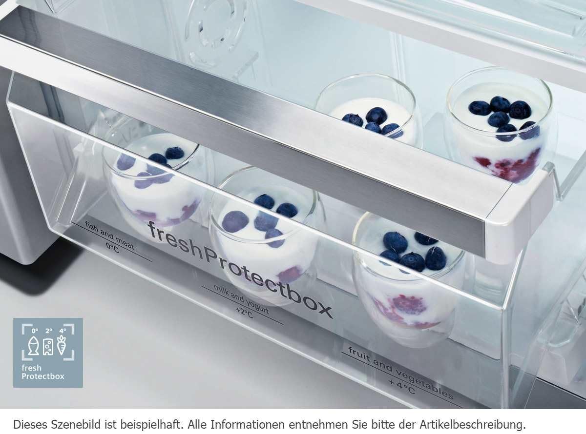 Siemens ka90dai30 IQ500 de Side By Side/A + +/177,00 cm Hauteur/339 kWh/an/L Partie de refroidissement/228L partie Congélateur/No Frost/éclairage LED/Acier inoxydable [Classe énergétique A++]