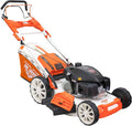 RURIS Power for Nature Tondeuse à Gazon Thermique RX555s Moteur Honda 5,2 CV, 202cc, 530mm, Sac 65l, propulsee Automatique, 5 in 1: Ramassage, Éjection Arrière et Latérale, Mulching, Nettoyage