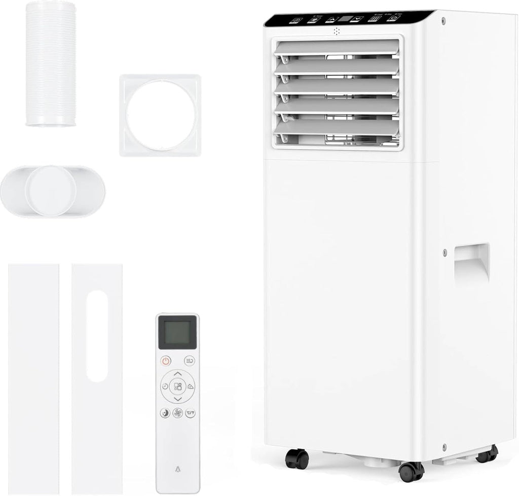 Climatiseur Mobile 9000 BTU, Mobile Klimageräte Avec Tuyau d’évacuation, Climatiseur Mobile Silencieux