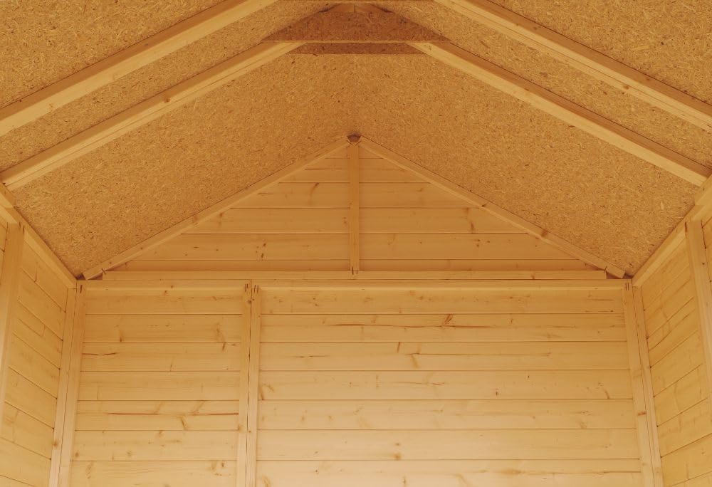 Alpholz Alisha Cabane à outils en bois toit double pente pour jardin