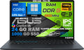 ASUS Ordinateur Portable Intel Core i7 13ᵉ Gén 10 Cœurs, RAM 24Go DDR5, SSD 1To, Écran 15.6" FHD IPS, WiFi 6E, Copilot IA, Webcam 1080p, Clavier AZERTY Rétroéclairé, Empreinte Digitale, Win 11 Pro