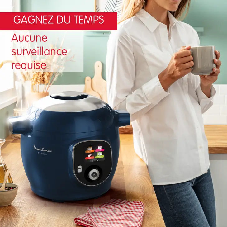Cookeo+ 150 recettes Bleu, avec louche incluse