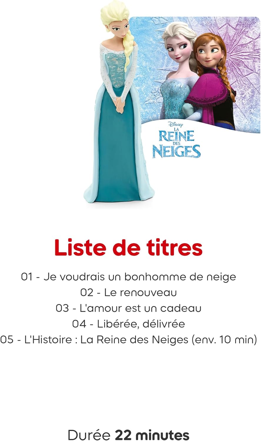 tonies Toniebox 2 Pack Boite à Histoire pour Enfant 1 à 9 Ans, Robuste & Facile à Utiliser, avec Vaiana, Elsa, Rose