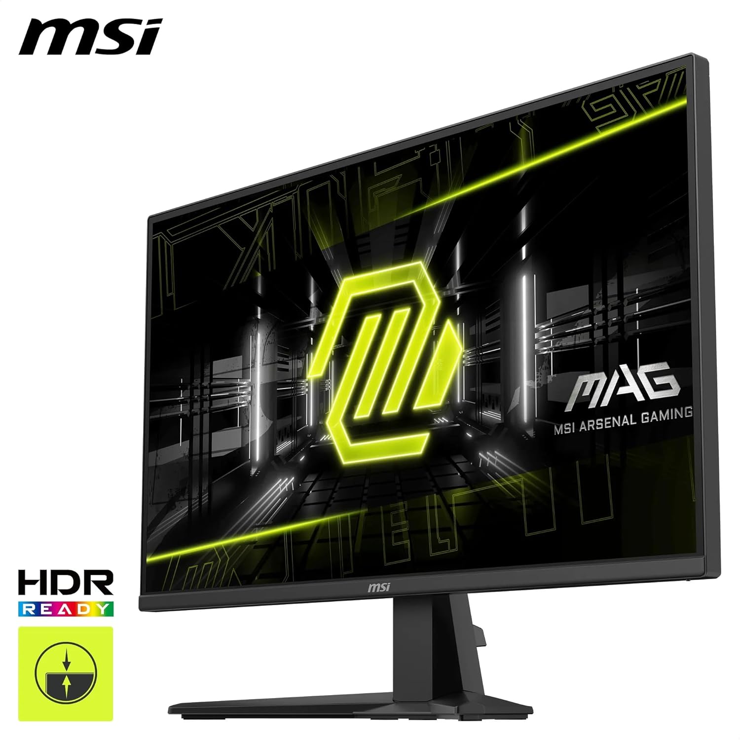MSI MAG 275QF Écran Gaming 27" WQHD - Dalle Rapid IPS 2560 x 1440, 180 Hz / 0,5 ms (GtG, Min.), Gamme de Couleurs sRGB 101 pour cent, AMD FreeSync, HDR Ready - DisplayPort 1.4, HDMI 2.0b (WQHD 144Hz)