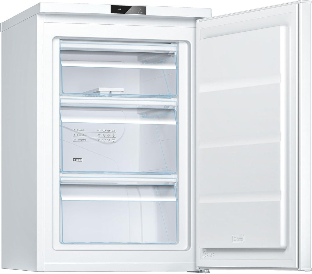 Bosch GTV15NWEB - Congélateur sous plan pose-libre - Série 2-83 L - 3 tiroirs de congélation - 85 x 56 cm - Blanc