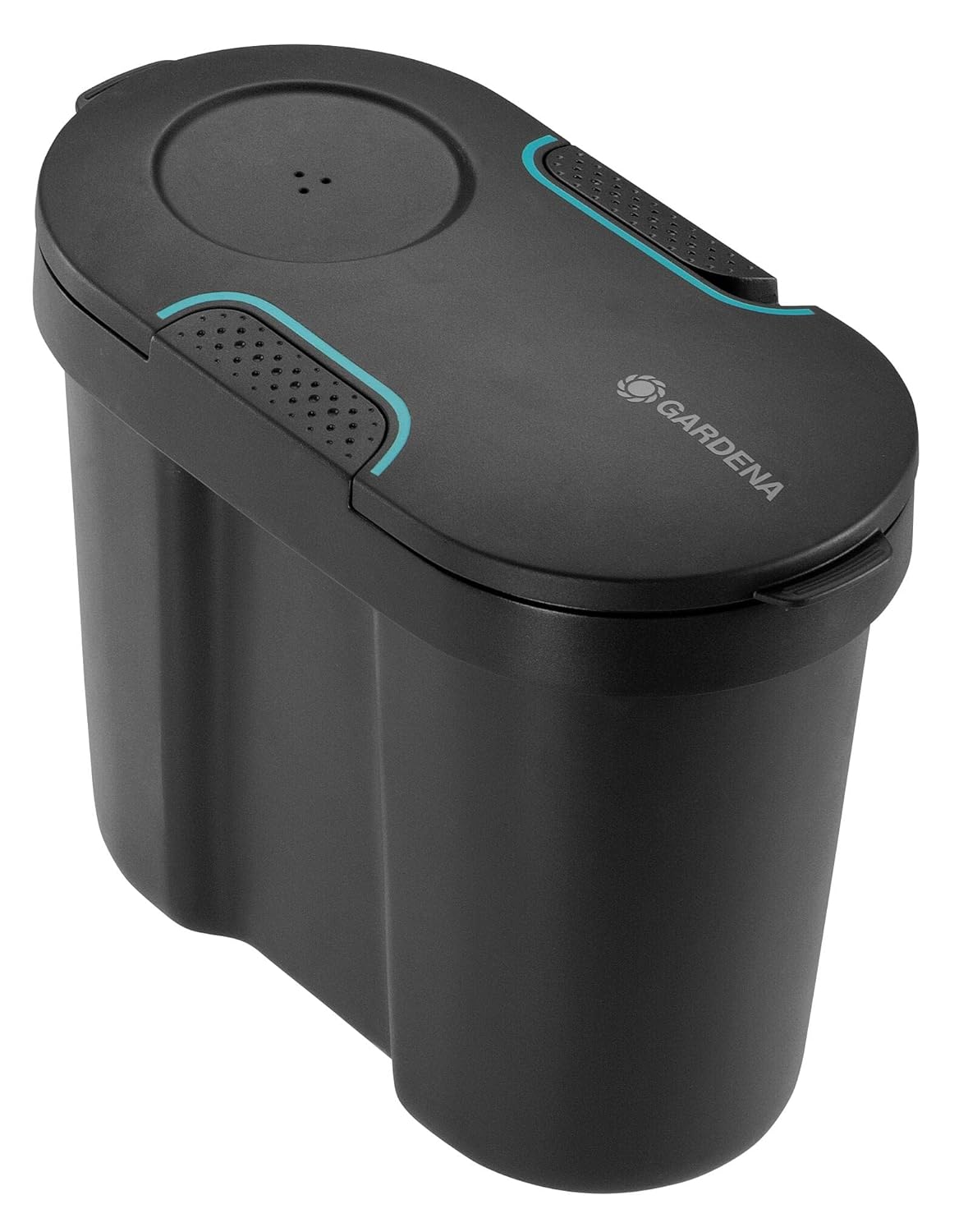 Gardena Aquabloom Solution d'arrosage Automatique Solaire avec réserve d'eau: jusqu'à 20 Plantes pour terrasse ou Balcon, arrosage Goutte à Goutte, 14 programmes d'arrosage (13301-20)