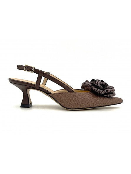 Escarpin Nacrée Yoko / Marron