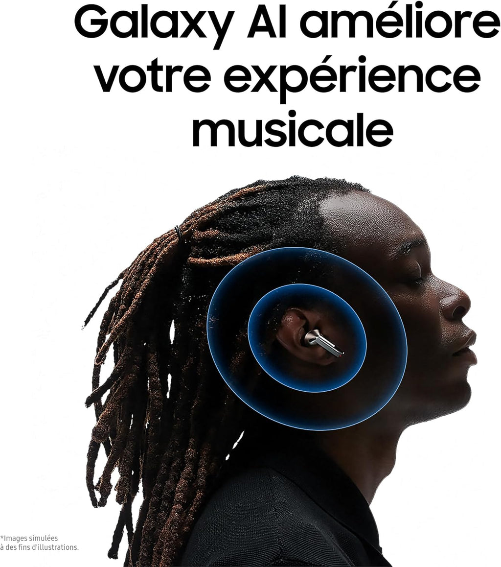 Buds3 Pro, Écouteurs sans Fil, Réduction Active de Bruit, Bluetooth, Argent, Audio 360, AI, Chargeur Secteur Inclus, (Version FR)