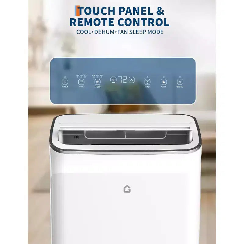 15,000 BTU Portable Air Conditioner, 3-in-1 Potable AC Unit with Dehumidifier & Fan, Sleep Mode, Remote & LED Panel, Cools 850 Sq.Ft., Quiet