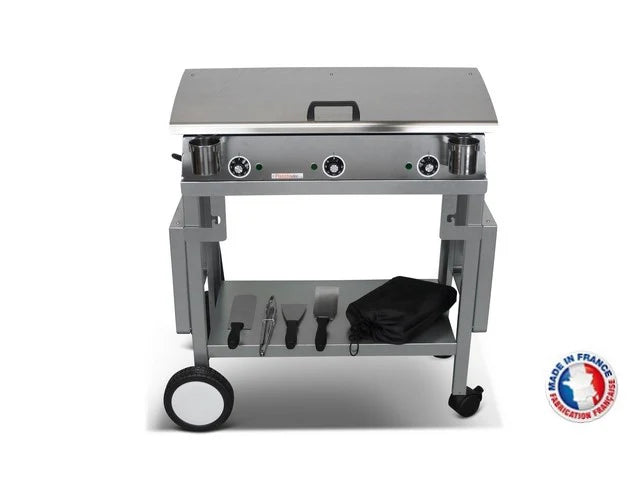 Pack plancha électrique  Lux 830 Inox - Chariot Monceau Planchaelec(SELLER_2026_64443)