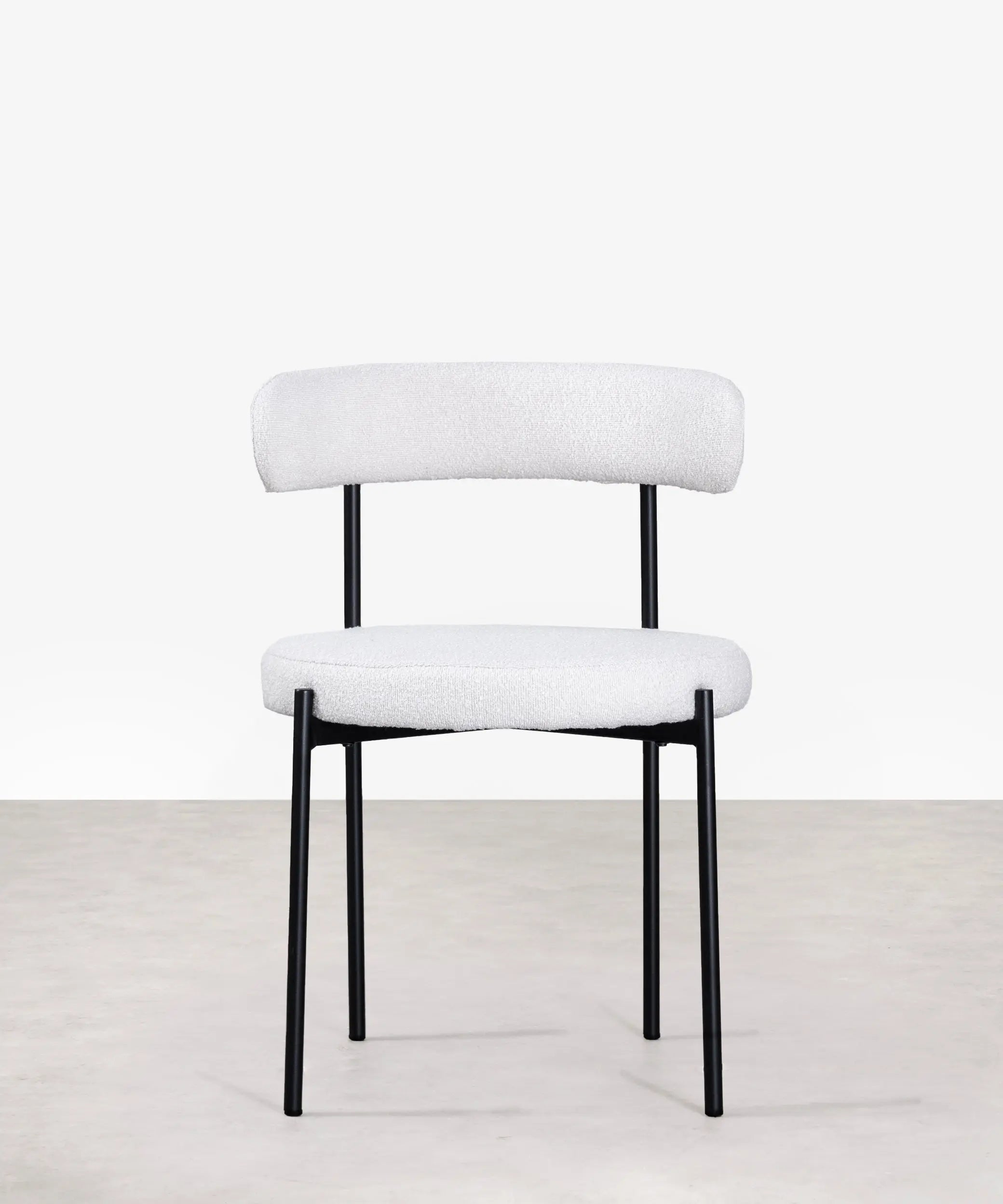 Silla de Comedor en Tela y Metal Alexia