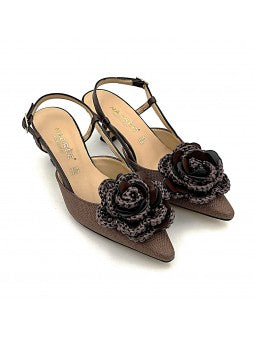 Escarpin Nacrée Yoko / Marron