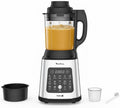 Moulinex Blender chauffant, 1400 W, 10 programmes automatiques, Lames amovibles, Fonction nettoyage en profondeur, Panier vapeur, Perfectmix Cook LM83SD10, Métal