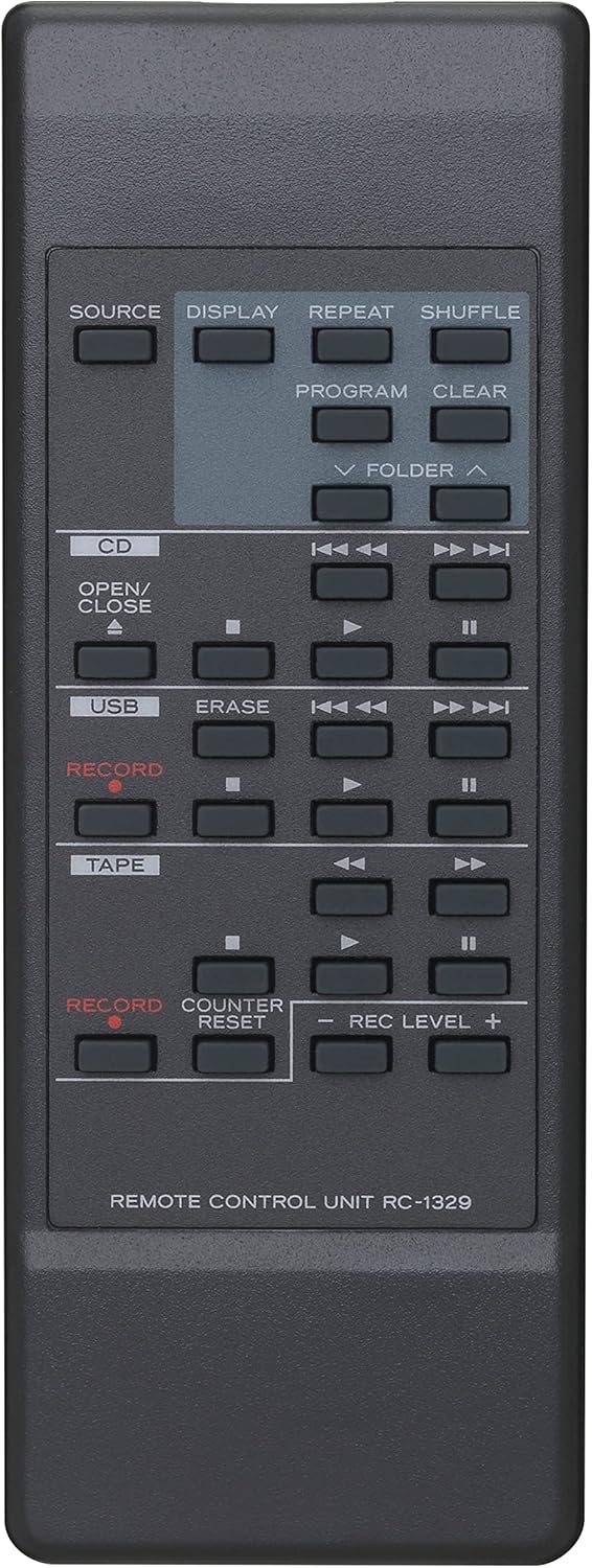 Teac AD-850-SE Lecteur CD et Lecteur Cassette avec Enregistrement et Lecture USB (entrée Microphone, Effet écho, karaoké, Conversion numérique-analogique) Noir