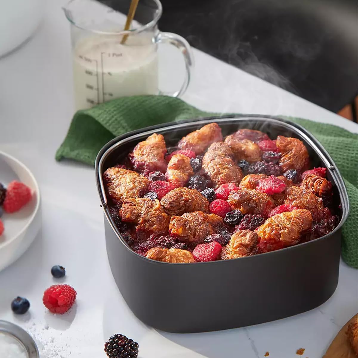 Philips Premium XXL Airfryer sans huile, Smart Sensing, 2225 W, technologie d'élimination des graisses, Rapid Air, 43,3 x 32,1 x 31,5 cm, Plastique, blanc, HD9870/20