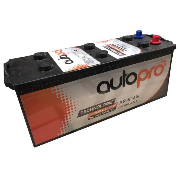 Batterie AUTOPRO 1er prix AR-B14G 140AH 800 AMPS 513x185x223 +G