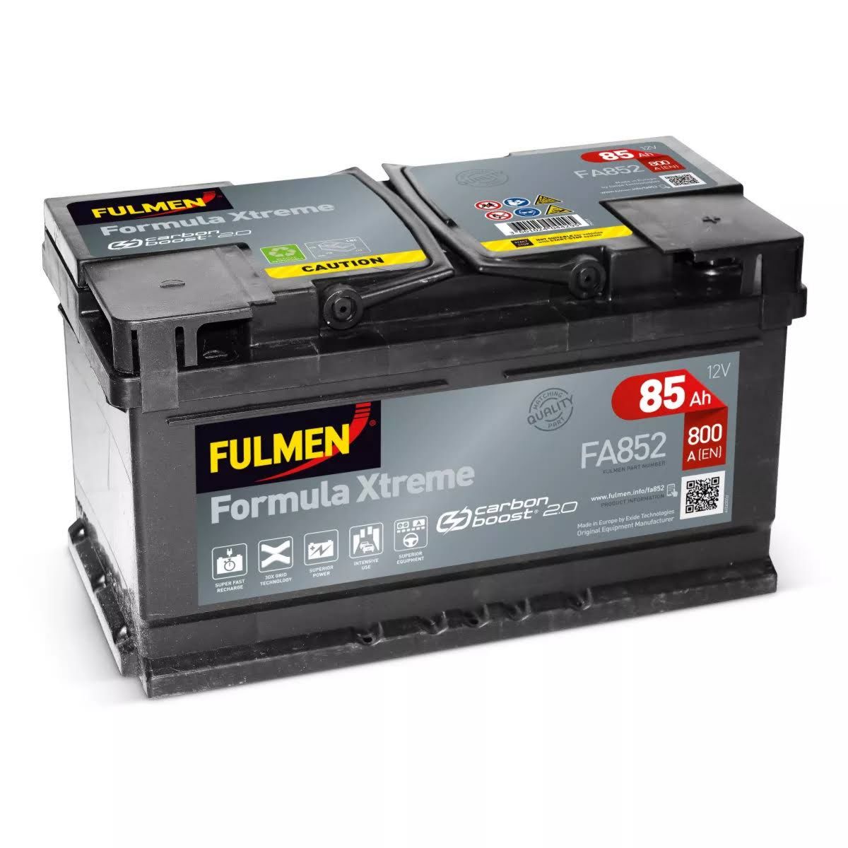 Batterie voiture FULMEN FA852 12V 85AH 800A