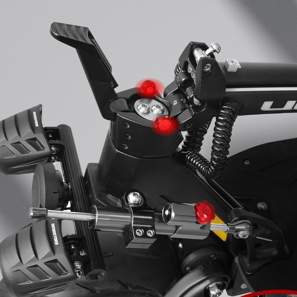DUALTRON Trottinette Electrique Adulte Thunder 3-72V 40Ah, 2 Moteur 2500W, Autonomie jusqu'à 125km, 25km/h, Rapide puissante et Confortable, Noire