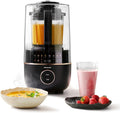 Panasonic MX-HG4401KXE Blender Chauffant, 1.2L, 800W, Chaud et Froid, 9 modes Automatiques, 10 Vitesses, Minuterie, Maintien au Chaud, Nettoyage Automatique, Noir et or Rose