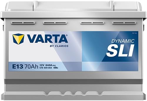 Varta Black Dynamic E13 Batterie Voitures, 12 V 70Ah 640 Amps (En)