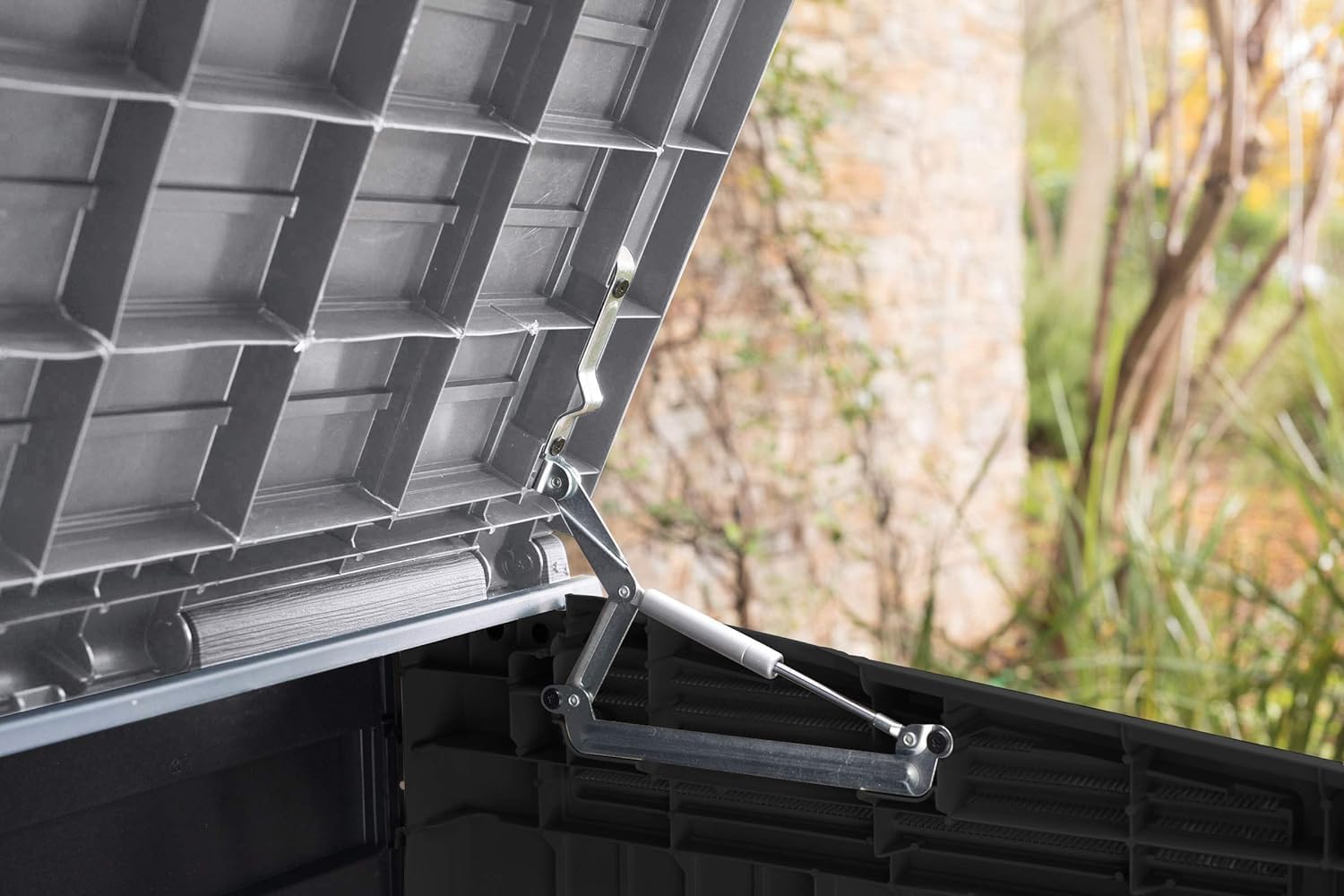 KETER Abri Horizontal Range Poubelle SIO Nova - 880 litres - Noir
