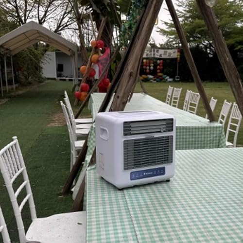Climatiseur portable avec refroidissement de 14 000 BTU, panneau tactile économe en énergie pour une utilisation à la maison et au bureau