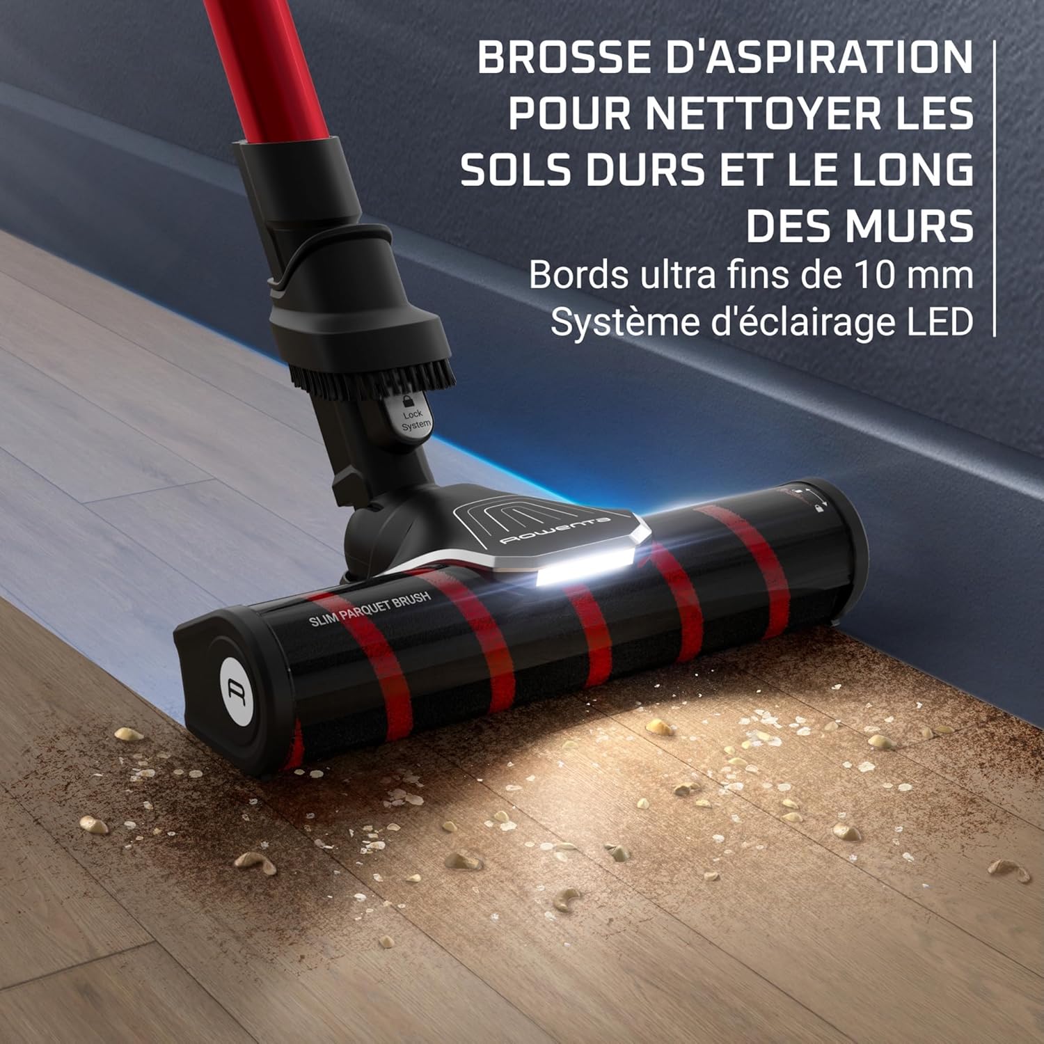 Rowenta X-Force Flex9.60, Aspirateur balai sans fil multifonction, Performant avec 100AW, Autonomie 45 minutes, Ultra léger, Tube Flex, RH2099WO