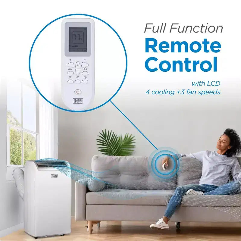 BLACK+DECKER Portable Air Conditioner with Remote Control
