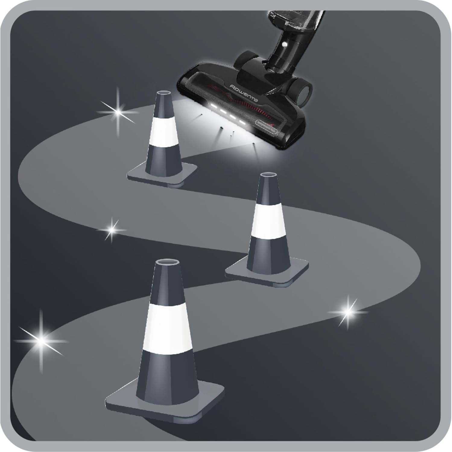 Rowenta RH6545 Type de nettoyage: Sec;Technologie d'aspiration: Cyclonique;Filtre lavable Aspirateurs balais électriques, 0.65 liters, Noir