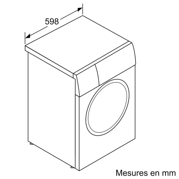 Lave linge hublot BOSCH WAN28258FR