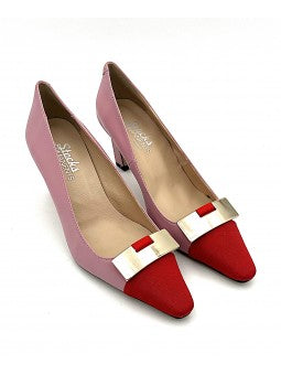 Escarpin Stocks Permanents Vida / Rose - Rouge