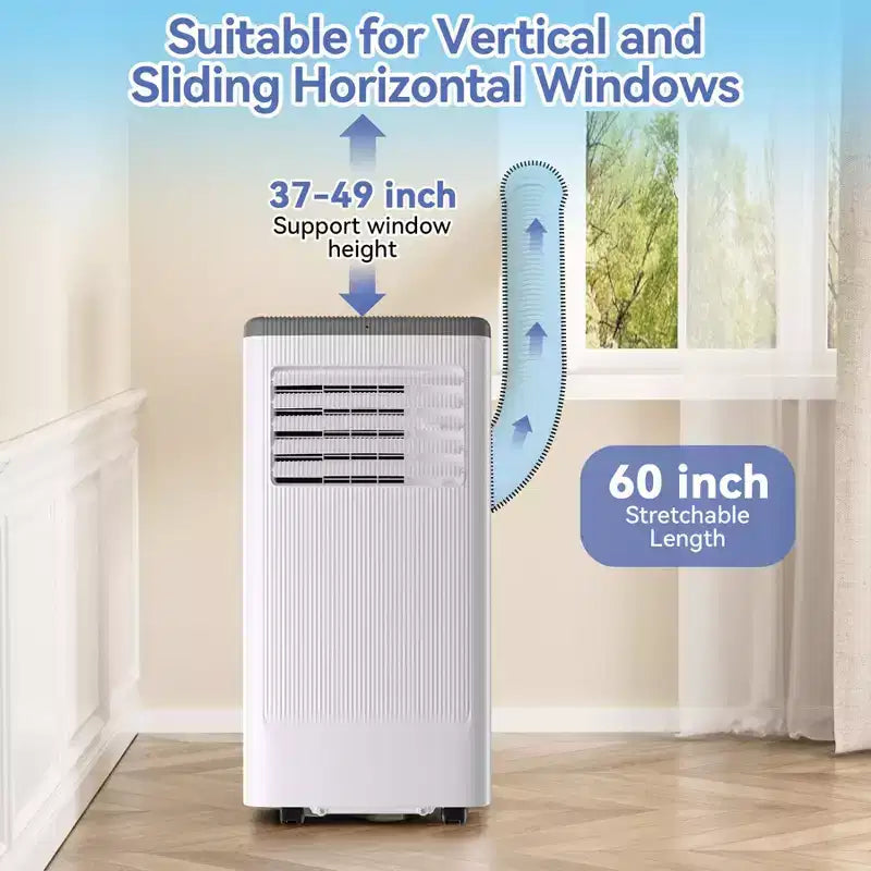 Portable Air Conditioners, Flarhetoric 10000 BTU Cooling/Fan/Dry 3 IN 1 Portable Ac unit for Room 560 SQ.FT, Units for Low Noise rooms
