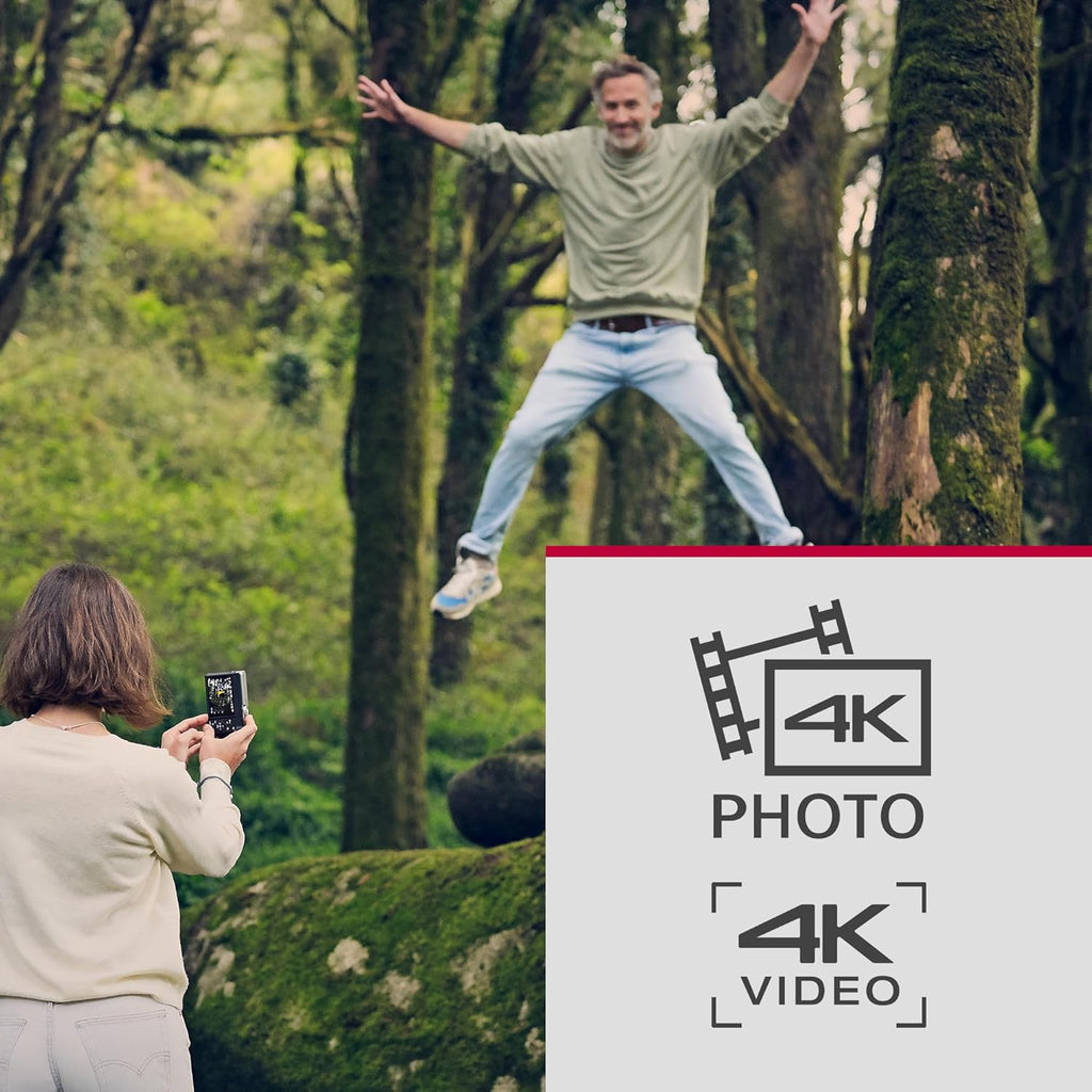 Panasonic Lumix TZ99 | Appareil Photo Compact Zoom Puissant (Capteur 20.3MP, Zoom Leica 30x F3.3-6.4, Écran Tactile inclinable, Stabilisation, Mode Selfie, Vidéo 4K, Wi-FI, Bluetooth) Noir