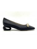 Escarpin Stocks Permanents Vivia / Noir