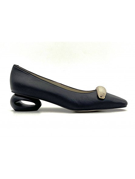 Escarpin Stocks Permanents Vivia / Noir