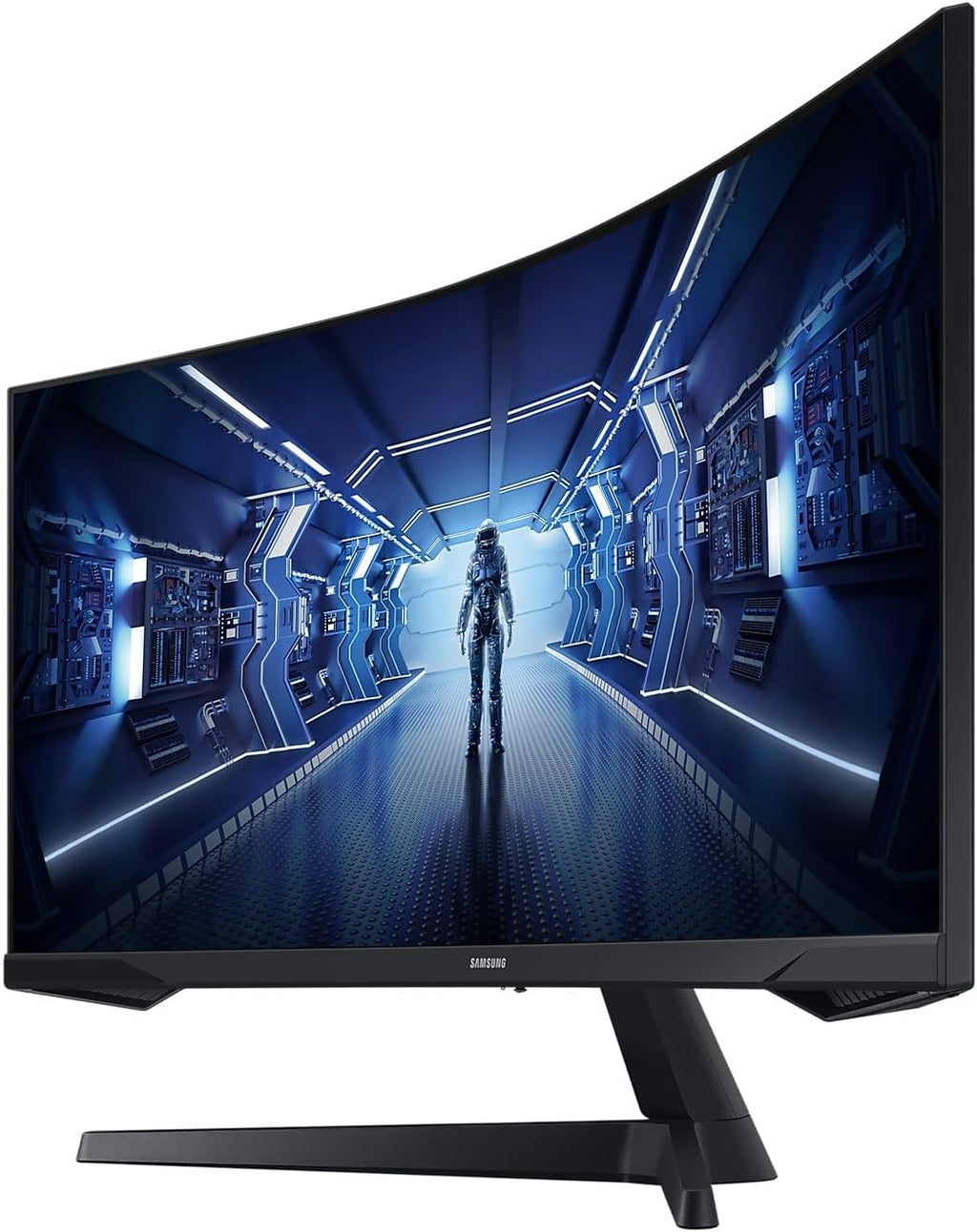 Ecran PC Odyssey G55T 34'' 165Hz, 1ms, Dalle VA 1000R, UWQHD 3440x1440, 2500:, 250cd/m2, AMD FreeSync Premium, Pied Ajustable,HDMI, DisplayPort