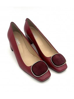 Escarpin Stocks Permanents Venus / Rouge