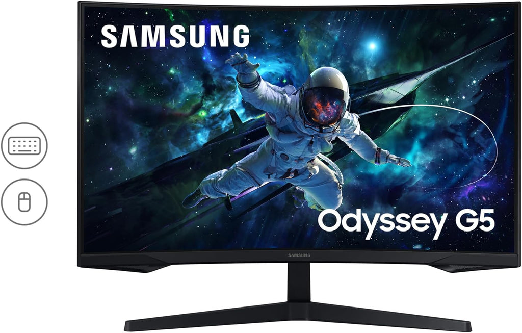 Ecran PC Odyssey G55C 32’’, 165Hz , 1ms, Dalle VA Incurvée 1000R, QHD : 2560x1440, 2500:1,HDR10, AMD FreeSync, Auto Source Switch +, Pied Ajustable, DisplayPort, HDMI