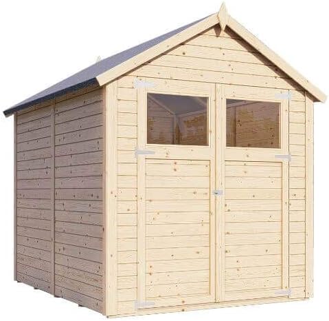 Alpholz Alisha Cabane à outils en bois toit double pente pour jardin