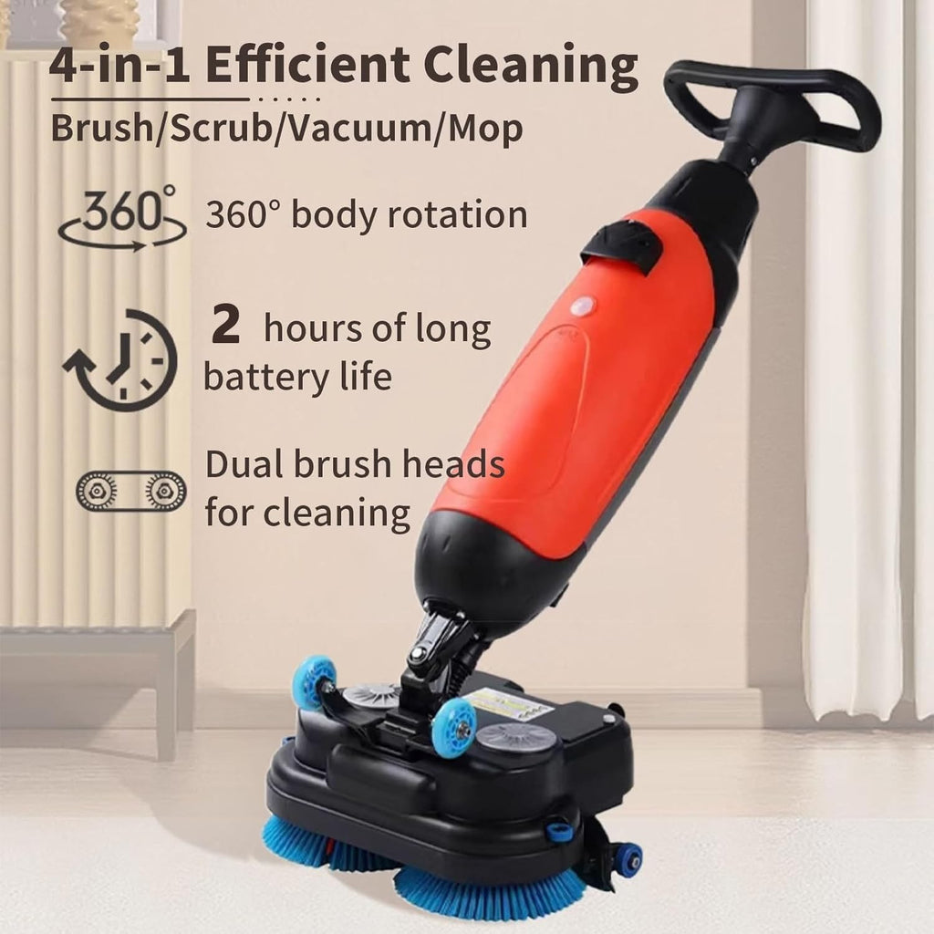 Polisseuse de sols professionnelle rotative double brosse nettoyage industriel