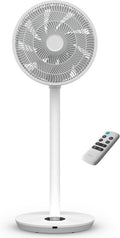 Duux Whisper Flex 2 Ventilateur – Ultra Silencieux 13 dB – Mode Nuit & Minuterie – Hauteur Réglable (54–92 cm) – Économe dès 2W – Commande sur le Ventilateur & Télécommande – Blanc