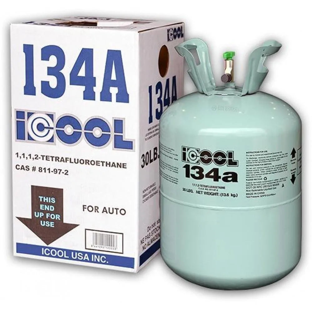 Réfrigérant R134A, capacité nette de 30 lb, adapté aux climatiseurs automobiles et aux réfrigérateurs - Fabriqué aux États-Unis(Default Title)