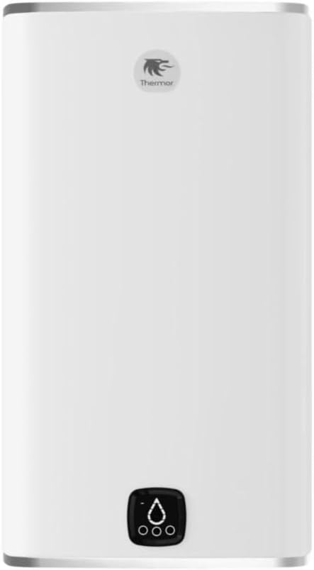 Chauffe-eau électrique Malicio 3 connecté Thermor - 2400W - Carré vertical mural - 100L - 3 à 4 personnes - Blanc