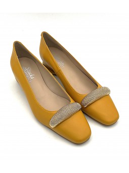 Escarpin Stocks Permanents Vivia / Jaune