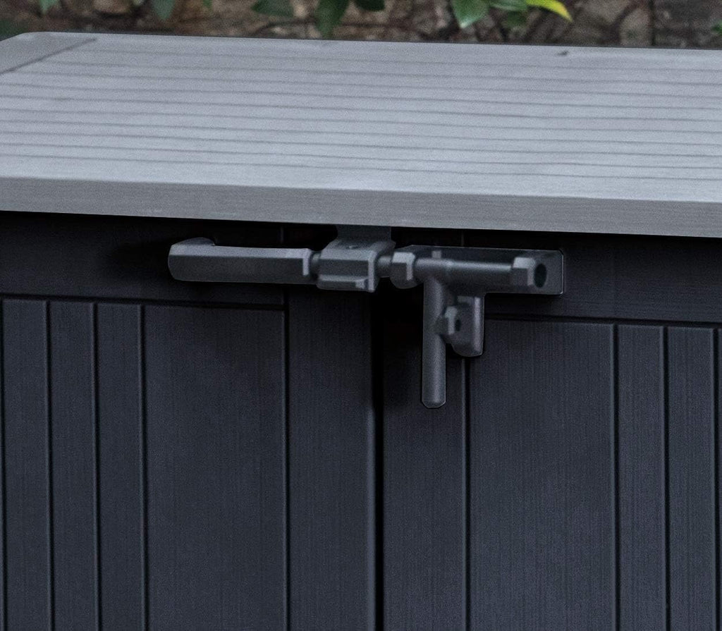 KETER Abri Horizontal Range Poubelle SIO Nova - 880 litres - Noir